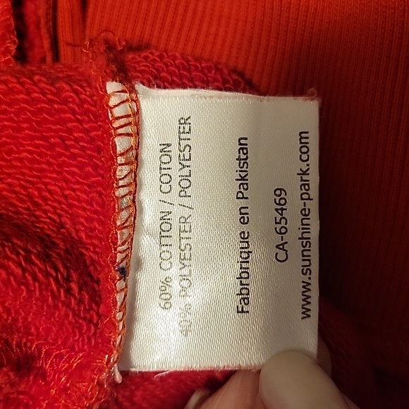 Sunshine Park CHELSEA Star Side Zip Sweatshirt Size Medium - Picture 11 of 12